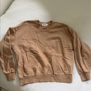TALENTLESS originally 90$
Relaxed Crewneck Sweatshirt in Camel Brown